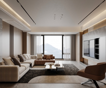 Modern A Living Room-ID:248362064