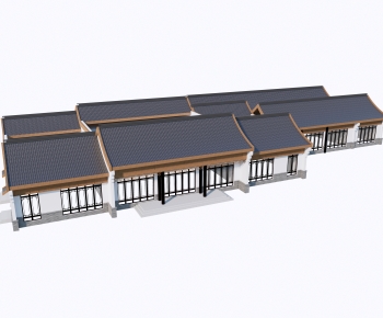 New Chinese Style Architecture Of Artistic Style-ID:730420119