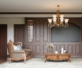 American Style A Living Room-ID:240595105