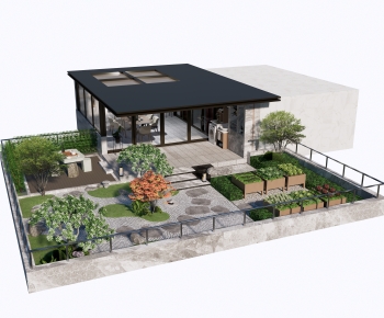 New Chinese Style Courtyard/landscape-ID:918019068