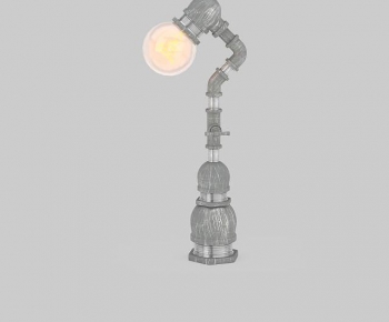 Industrial Style Floor Lamp-ID:163867004