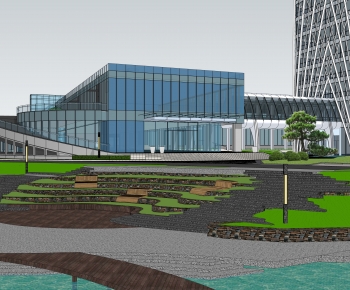 Modern Appearance Of Commercial Building-ID:570929053