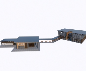 New Chinese Style Architecture Of Artistic Style-ID:803401957