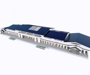 New Chinese Style Architecture Of Artistic Style-ID:878508092