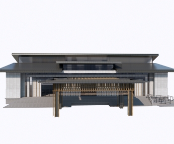 New Chinese Style Architecture Of Artistic Style-ID:116863977