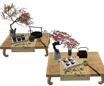 New Chinese Style Tea Tables And Chairs-ID:618911982