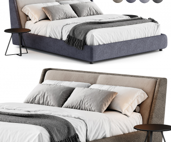 Modern Double Bed-ID:849878076