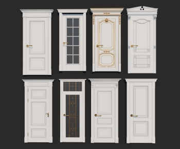 European Style Single Door-ID:681725031