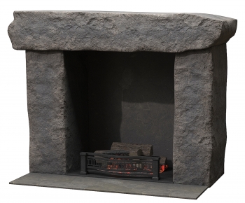 Modern Fireplace-ID:696819073