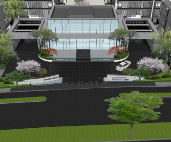 Modern Appearance Of Commercial Building-ID:893042098