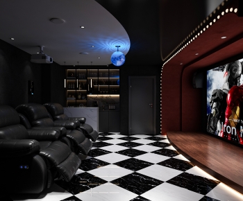 Modern Audiovisual Room-ID:119951964