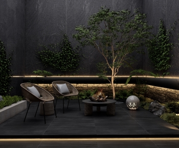 New Chinese Style Courtyard/landscape-ID:505040888