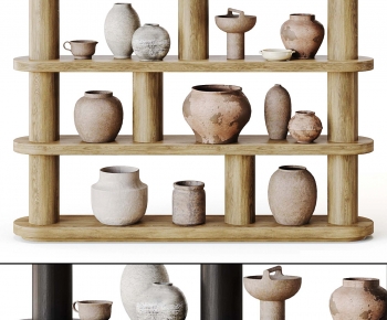 Wabi-sabi Style Clay Pot-ID:308770903