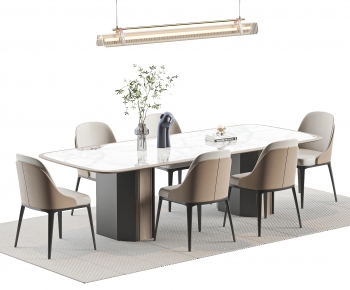 Modern Dining Table And Chairs-ID:717422964