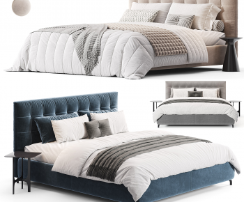 Modern Double Bed-ID:221040968