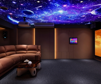 Modern Audiovisual Room-ID:134036061