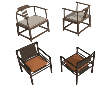 New Chinese Style Lounge Chair-ID:177990912
