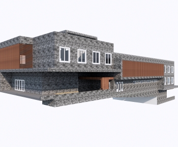 Modern Architecture Of Artistic Style-ID:900456911