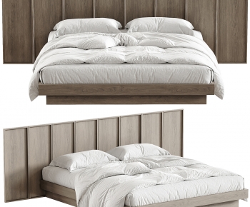 Modern Double Bed-ID:911381019