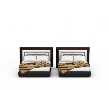 Modern Double Bed-ID:745404969