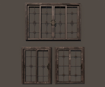 New Chinese Style Sliding Door-ID:163125049