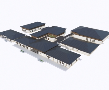 New Chinese Style Architecture Of Artistic Style-ID:507313975