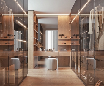 Modern Clothes Storage Area-ID:995198975