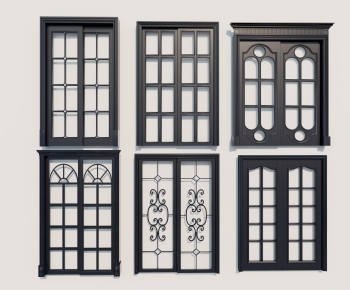 Simple European Style Sliding Door-ID:955780032