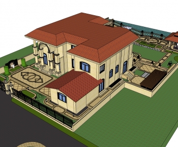 European Style Detached Villa-ID:498272901