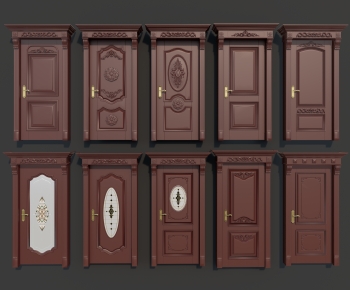 European Style Single Door-ID:691700942