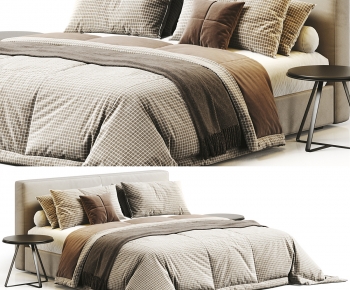 Modern Double Bed-ID:573616989
