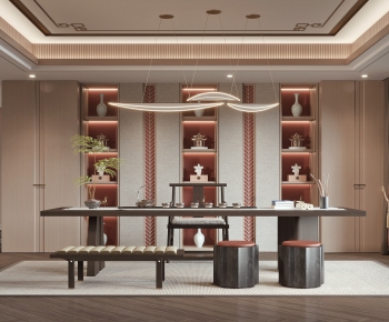New Chinese Style Tea House-ID:687609911