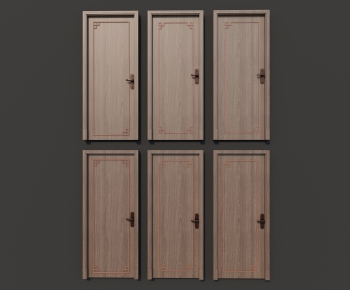 New Chinese Style Single Door-ID:963213926