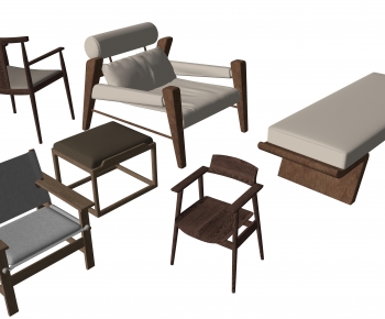 New Chinese Style Lounge Chair-ID:768537041