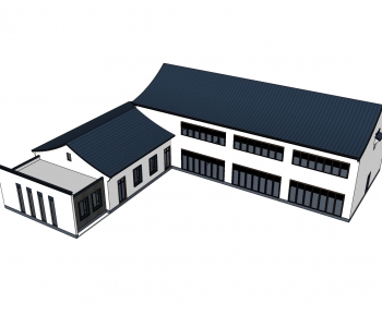 New Chinese Style Architecture Of Artistic Style-ID:318150512