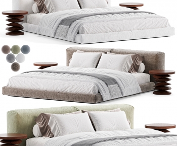 Modern Double Bed-ID:693829062