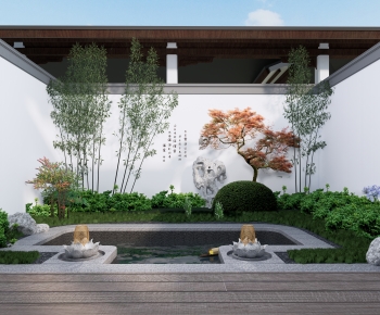 New Chinese Style Courtyard/landscape-ID:339627985