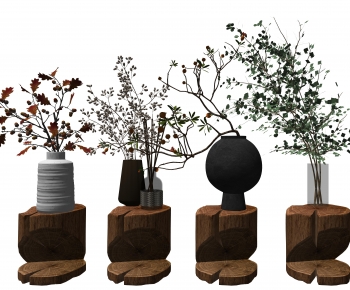 Wabi-sabi Style Aquatic Green Plant-ID:802001959