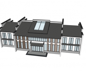 New Chinese Style Architecture Of Artistic Style-ID:737955093