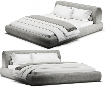 Modern Double Bed-ID:595055108