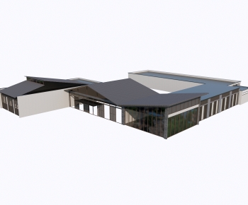 New Chinese Style Architecture Of Artistic Style-ID:127179611