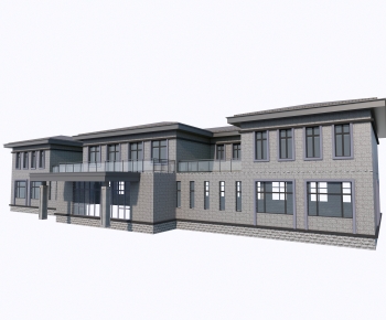 New Chinese Style Architecture Of Artistic Style-ID:318511012