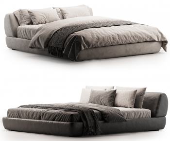 Modern Double Bed-ID:387911088