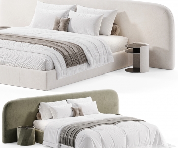 Modern Double Bed-ID:124126915