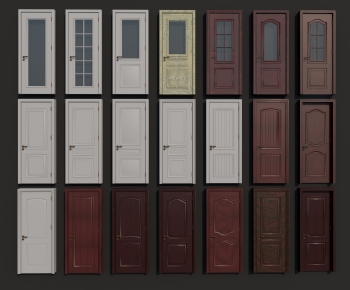 European Style Single Door-ID:923389918