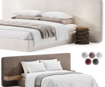 Modern Double Bed-ID:492516046