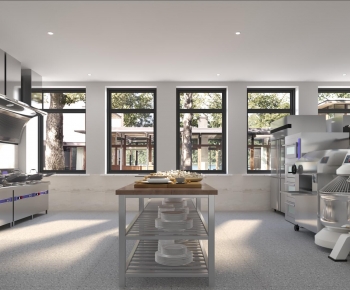 Modern Central Kitchen-ID:524451023
