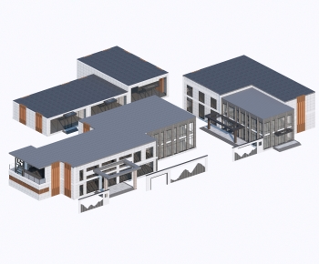 Modern Architecture Of Artistic Style-ID:980323081