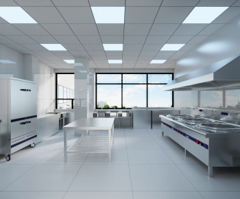 Modern Central Kitchen-ID:690366031