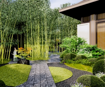 New Chinese Style Courtyard/landscape-ID:509780886